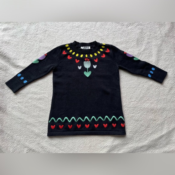 Stella McCartney Kids Tulip Embroidery Sweater Dress (2Y) - Picture 1 of 6